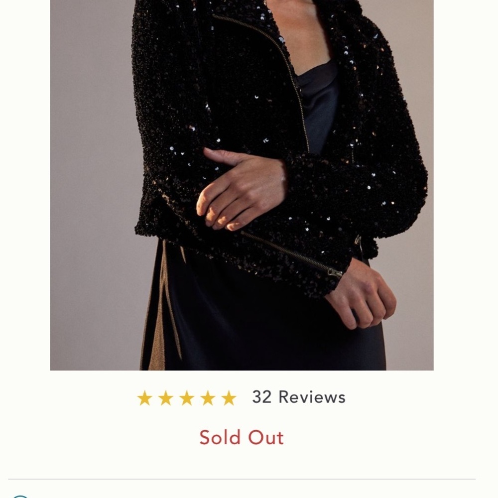 🌟SUPER RARE🌟 NWT ANTHROPOLOGIE MAEVE MALIA Moto Jacket Size M. - Picture 17 of 17